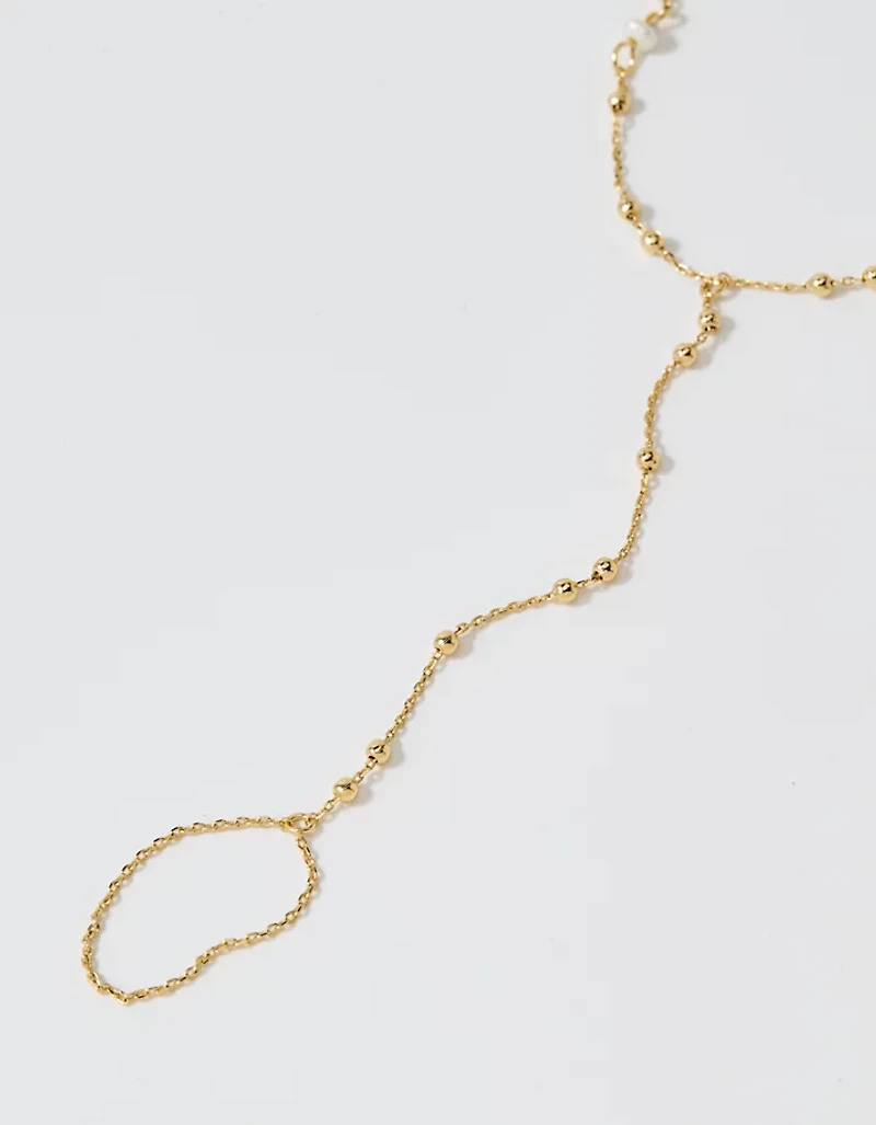 Aerie Dainty Gold Hand Chain