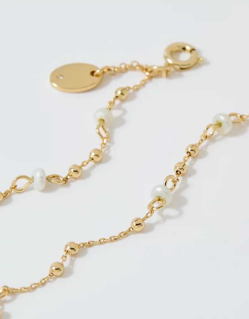 Aerie Dainty Gold Hand Chain