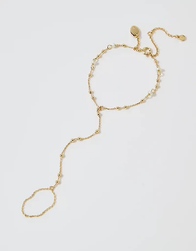 Aerie Dainty Gold Hand Chain