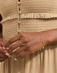 Aerie Dainty Gold Hand Chain