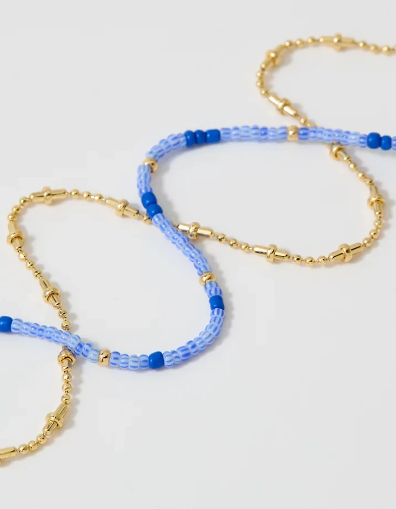 Aerie Mini Beaded Necklace 2-Pack