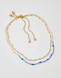 Aerie Mini Beaded Necklace 2-Pack