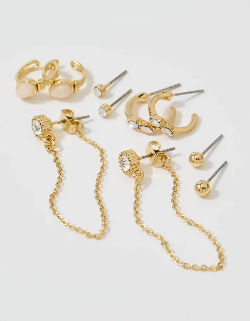 Aerie Colored Stone Earring Set