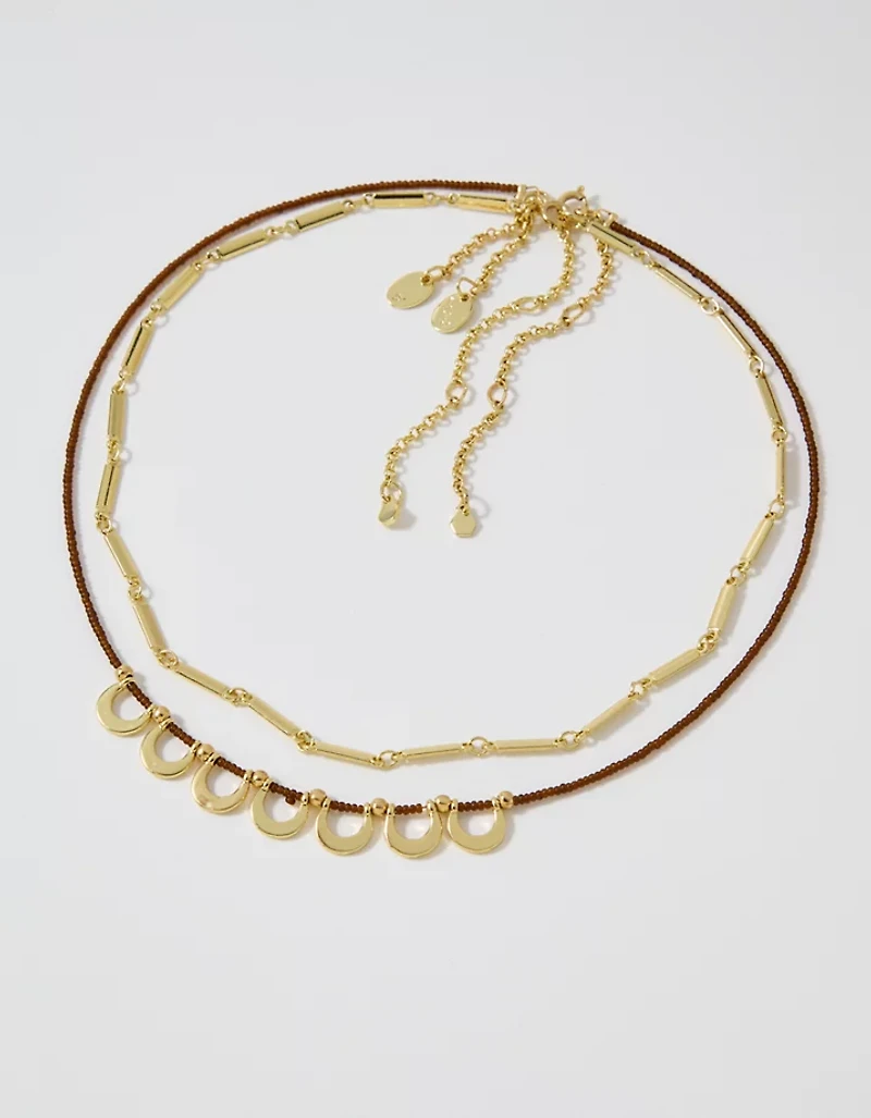 Aerie Mini Matte Beaded Necklace