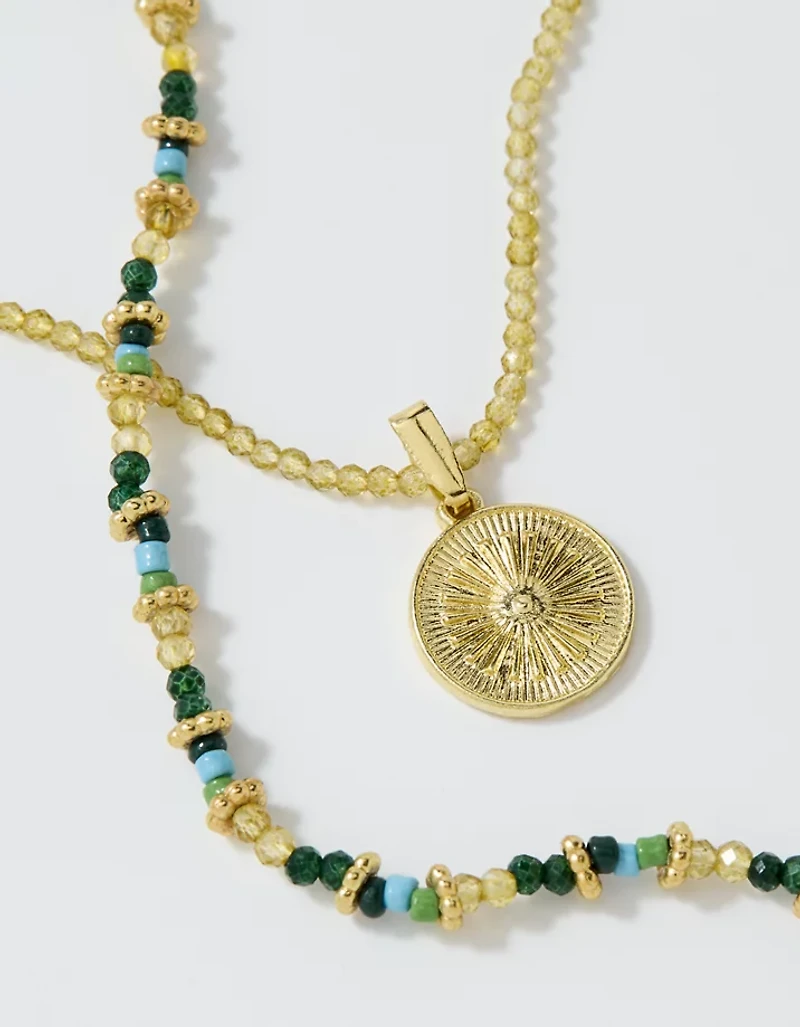 Aerie Mini Matte Beaded Necklace
