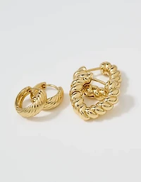 Aerie Parisian Hoop Earring Pack