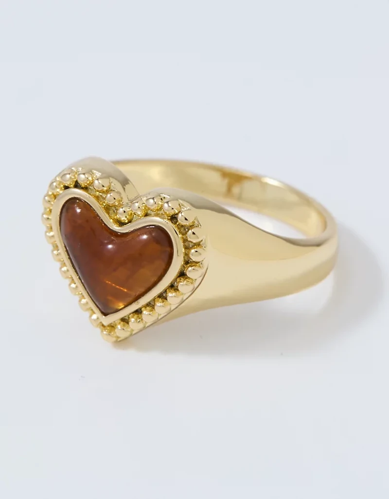 Aerie Torte Heart Vintage Ring