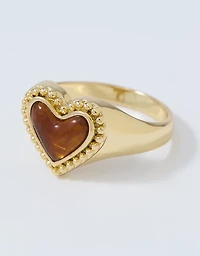 Aerie Torte Heart Vintage Ring