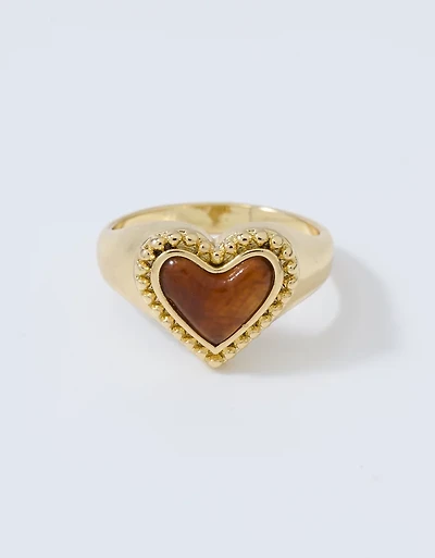 Aerie Torte Heart Vintage Ring
