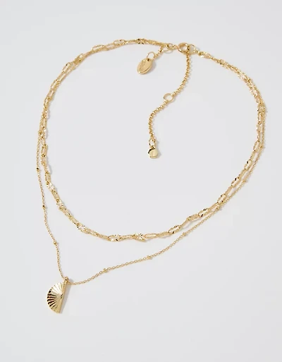 Aerie Etched Charm Necklace Pack