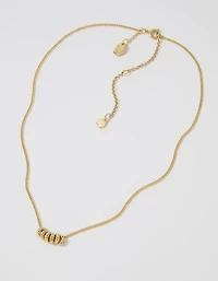 Aerie Dainty Croissant Necklace