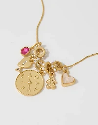 Aerie Vintage Charm Pendant Necklace