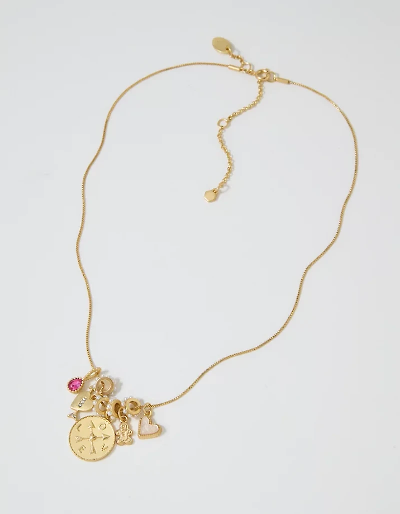 Aerie Vintage Charm Pendant Necklace