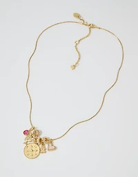 Aerie Vintage Charm Pendant Necklace
