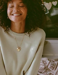 Aerie Vintage Charm Pendant Necklace