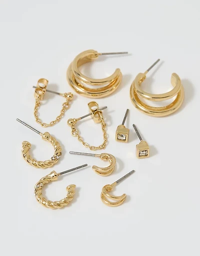 Aerie Sparkle Earring 5-Pack