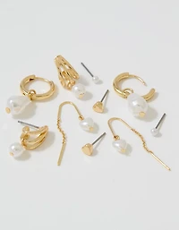 Aerie Pearl Earring 5-Pack
