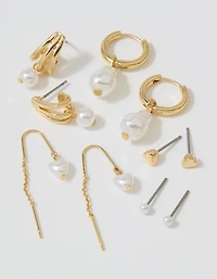 Aerie Pearl Earring 5-Pack