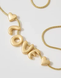 Aerie Bubble Love Necklace