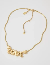 Aerie Bubble Love Necklace