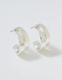 Aerie Medium Double Hoop Earrings