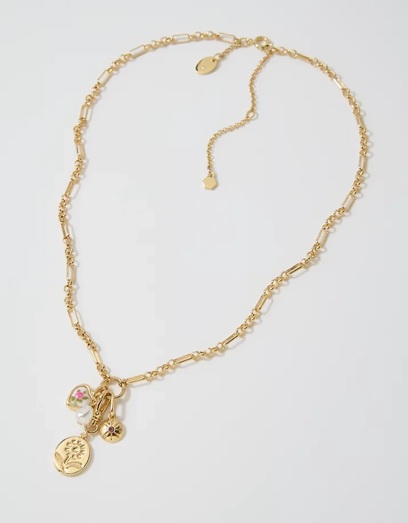 Aerie Vintage Charm Necklace