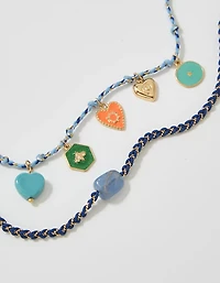 Aerie Layered Rope Bead Necklace 2-Pack
