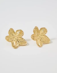 Aerie Sculpted Flower Earrings