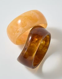 Aerie Chunky Resin Bangle Set