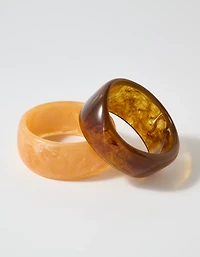 Aerie Chunky Resin Bangle Set