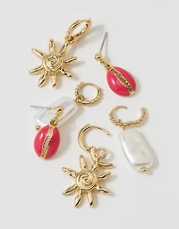 Aerie Beach Treasure Earring 3-Pack