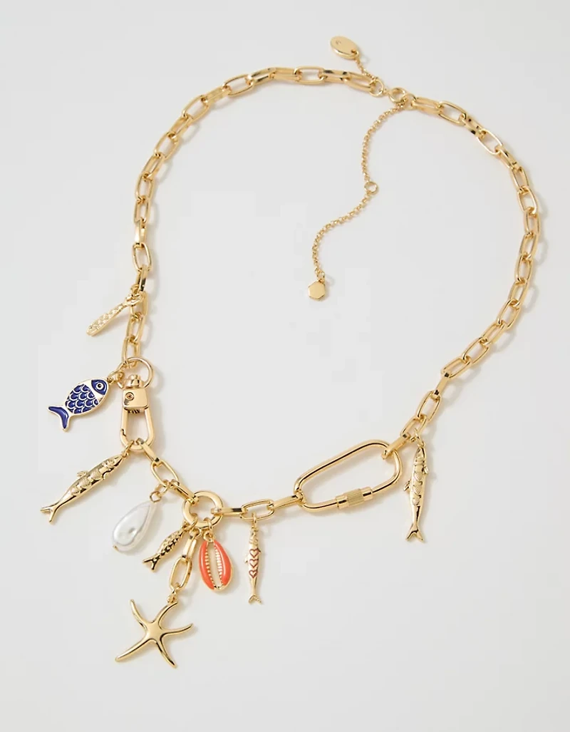 Aerie Chunky Charm Necklace