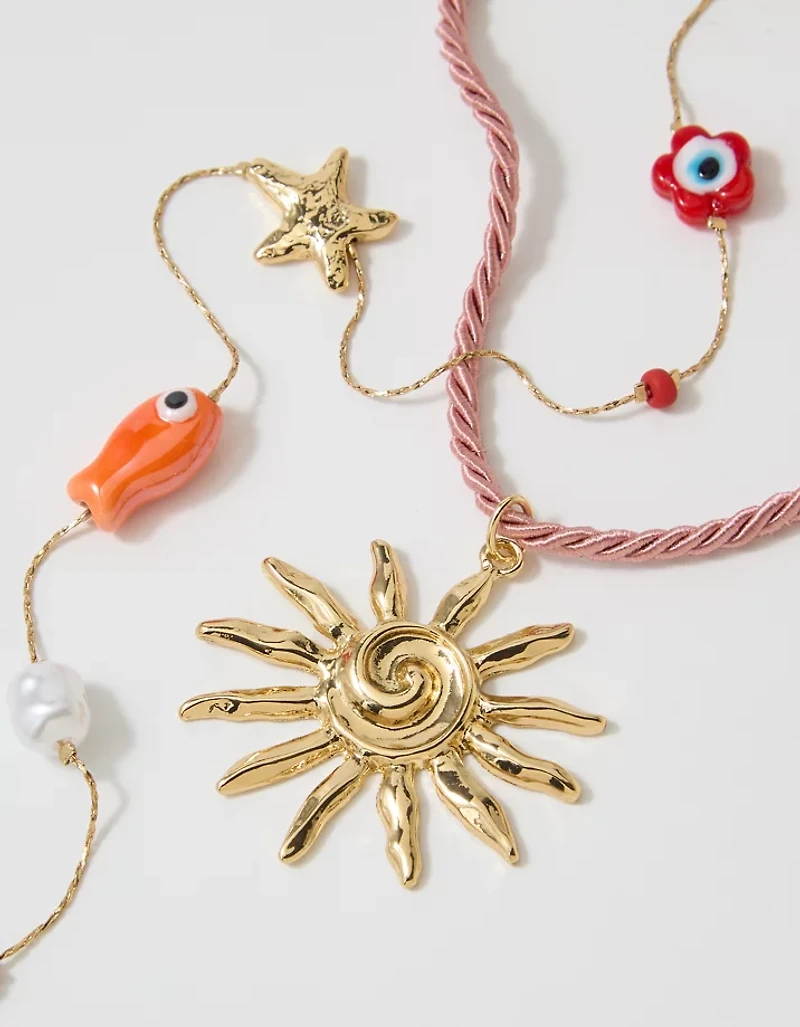 Aerie Rope Pendant Necklace Pack