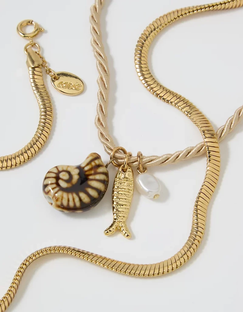 Aerie Summer Charm Necklace Pack