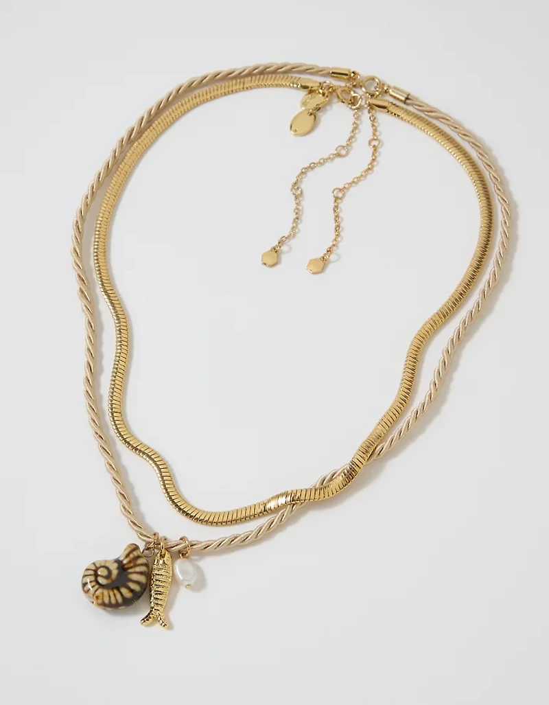 Aerie Summer Charm Necklace Pack