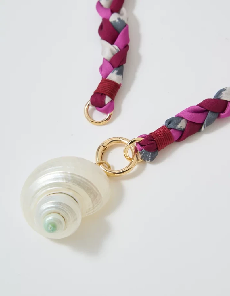 Aerie Braided Chord Charm Necklace