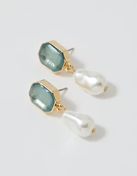 Aerie Gem Pearl Earrings