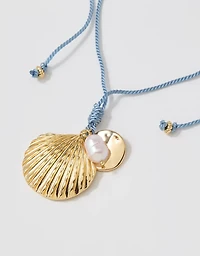 Aerie Dainty Cord Charm Necklace