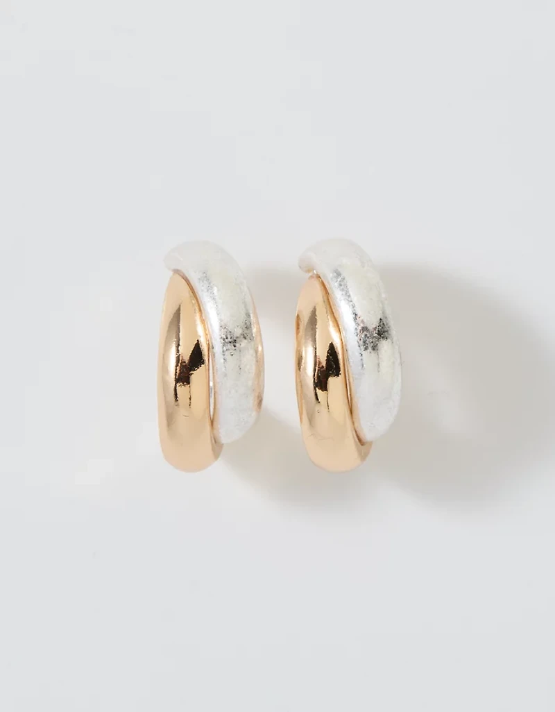 Aerie Double Hoop Earrings