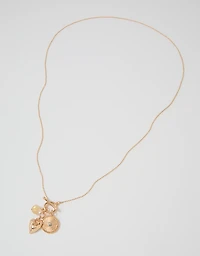 Aerie Long Charm Pendant Necklace
