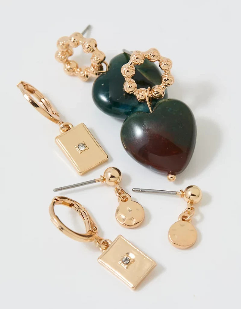 Aerie Charm Earring 3-Pack