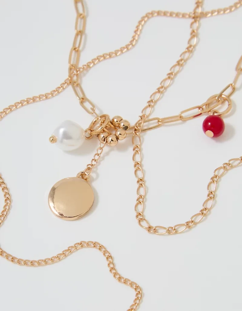 Aerie Everyday Layered Necklace Pack