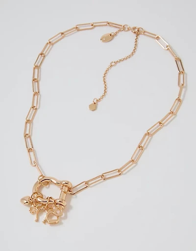 Aerie Horsebit Charm Necklace