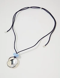 Aerie Suede Long Pendant Necklace