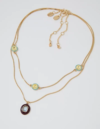 Aerie Candy Jewel Layered Necklace