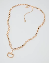 Aerie Long Horsebit Necklace