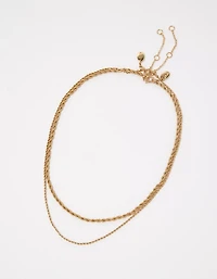 Aerie Rope Chain Statement Necklace