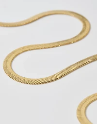 Aerie Chunky Herringbone Necklace