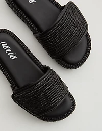 Aerie Straw Sandal