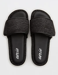 Aerie Straw Sandal